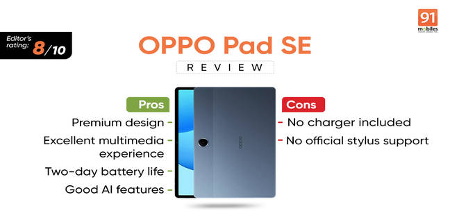 OPPO Pad SE review: a speedy, affordable tablet