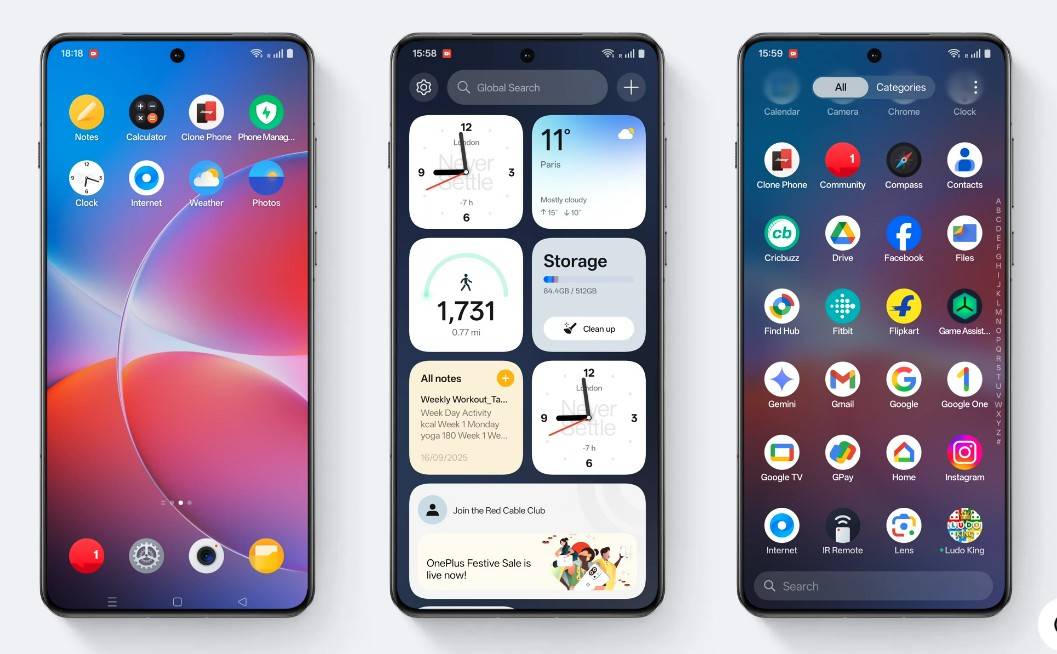 OxygenOS 16 design