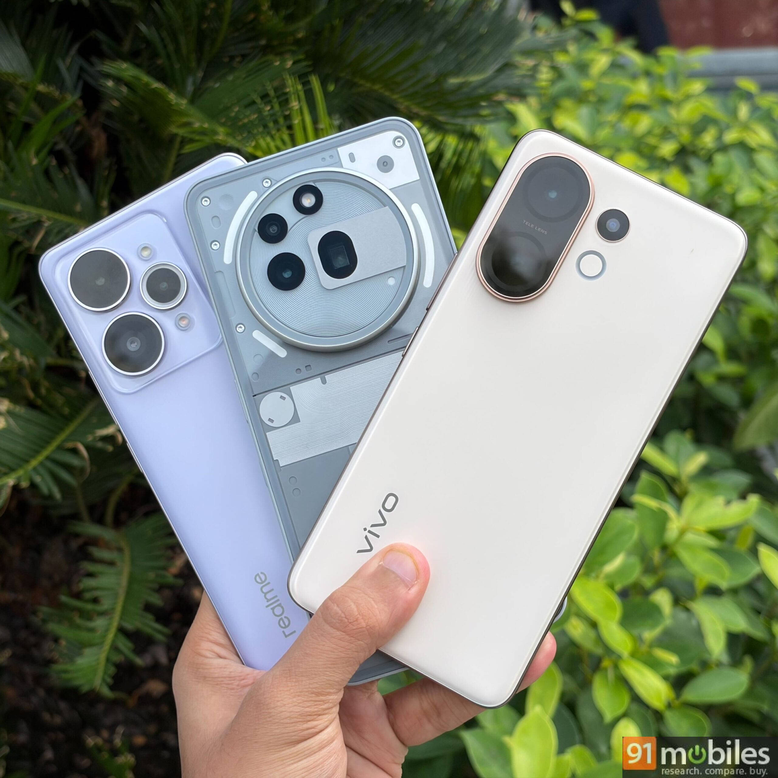 Vivo T4 Pro vs Nothing Phone (3a) Pro vs Realme 15 Pro