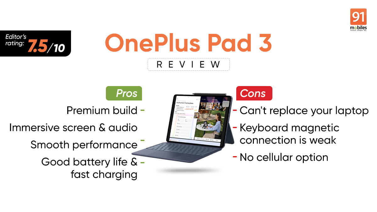 OnePlus Pad 3 long term review: large and loaded