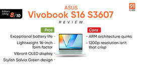 ASUS Vivobook S16 S3607QA Review: Fast, Efficient, and Built to Last All Day