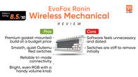 EvoFox Ronin Wireless Mechanical Keyboard Review: The Clean Gamer’s Sleeper Hit Related Article