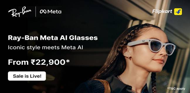 Ray-Ban Meta AI Glasses Launch on Flipkart With Smart Features and a Premium Ray-Ban Aesthetic