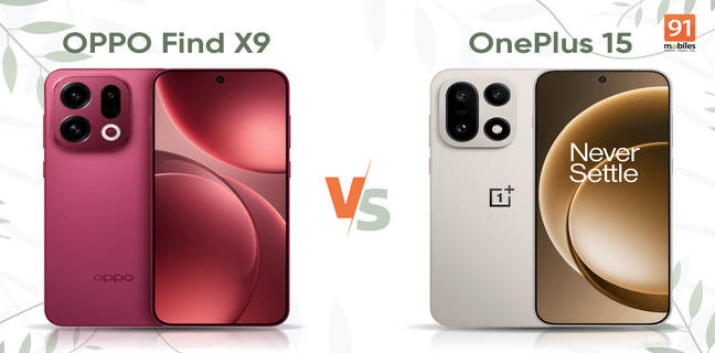 OPPO Find X9 vs OnePlus 15: which flagship looks better on paper?