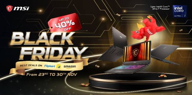 MSI Lucky Friday Sale announced with discounts on gaming, business, and productivity laptops