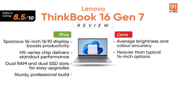 Lenovo ThinkBook 16 Gen 7 Review: The Value King of Productivity Laptops?