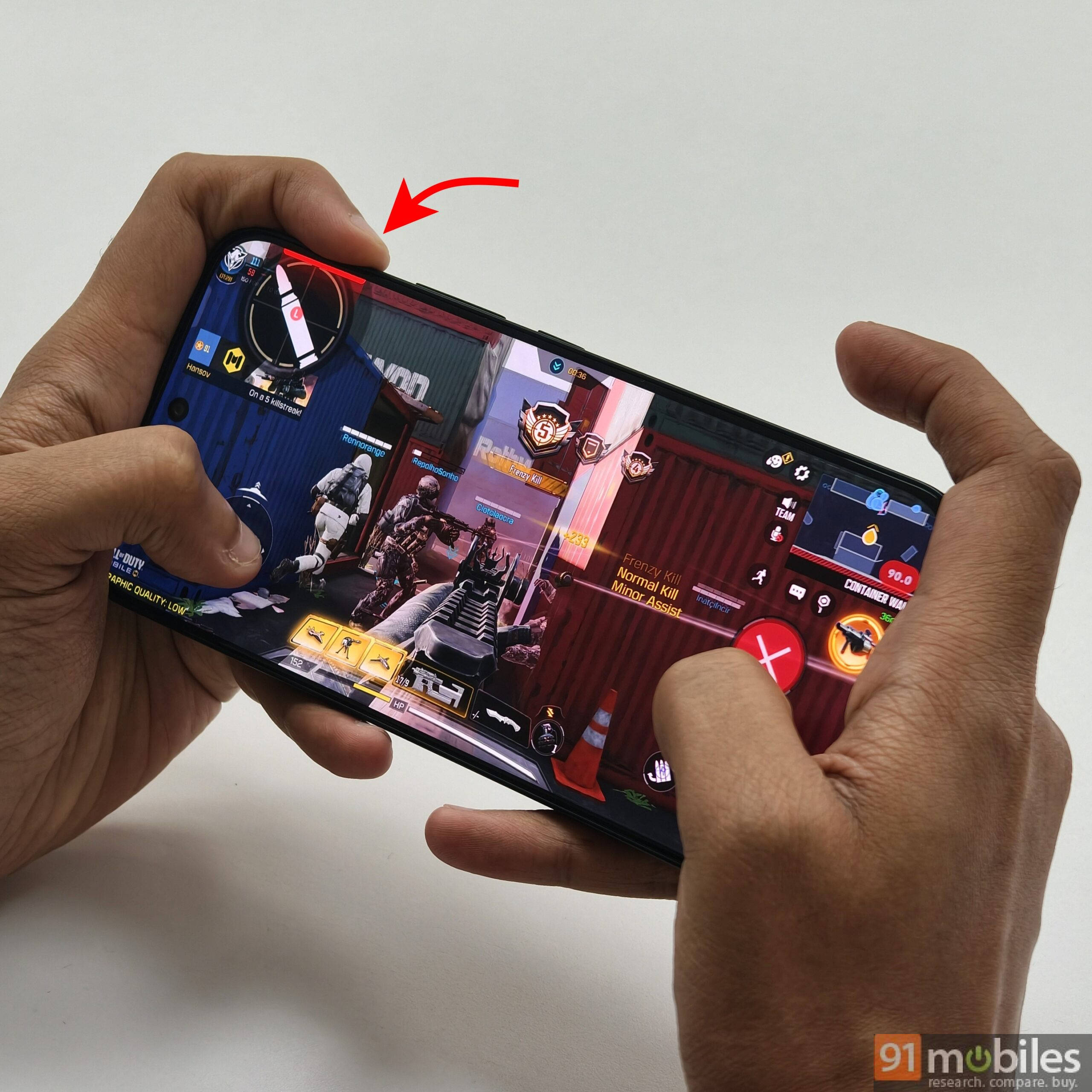 Gaming on Infinix GT 30
