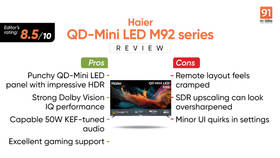 Haier QD-Mini LED M92 series (75-inch) TV review: a flagship worth considering