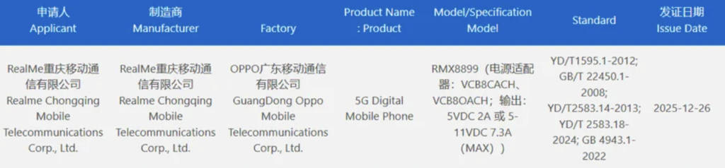 Realme Neo 8 3C