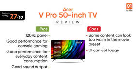 Acer V Pro 50-inch TV review: A value-for-money choice for console gamers