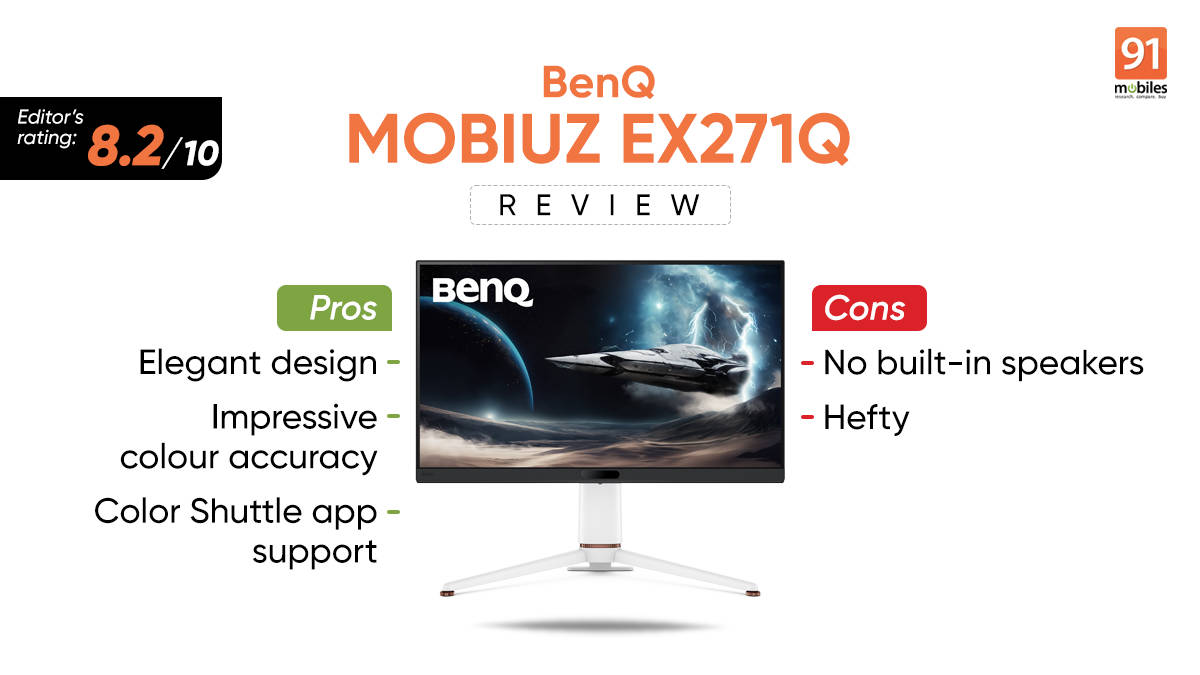 BenQ MOBIUZ EX271Q gaming monitor review: an all-round package for