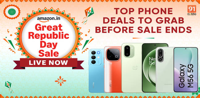 Amazon Great Republic Day Sale: Top phone deals to grab before sale ends