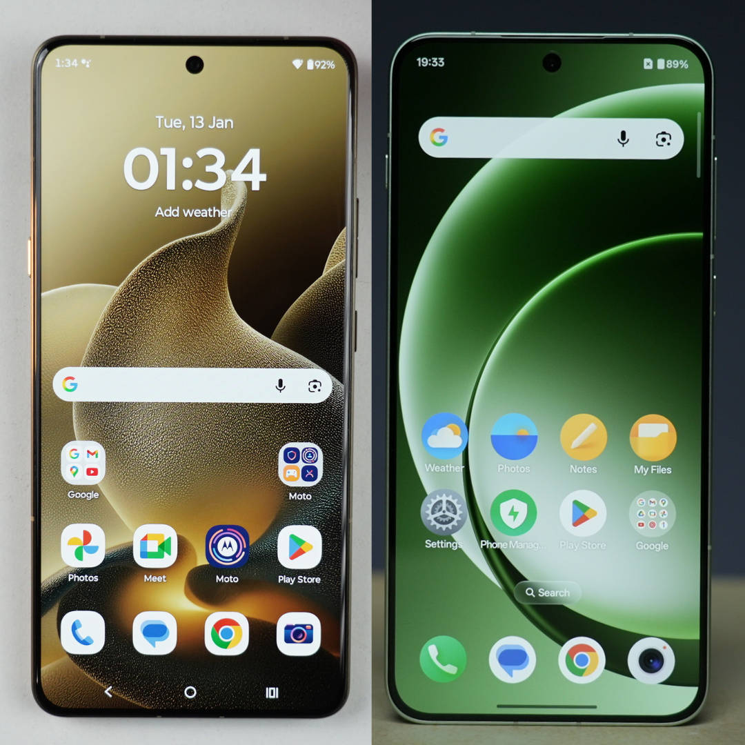 Moto Signature vs OnePlus 15R display