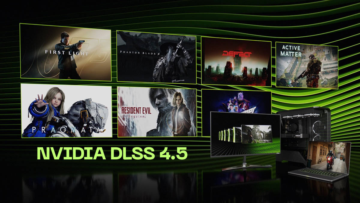 NVIDIA DLSS 4.5 with improved Ray Reconstruction for games announced at Gamescom 2026