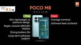 POCO M8 review polished design, display & battery