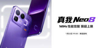 Realme Neo 8 launching in China on January 22nd with 165Hz display, RGB lights