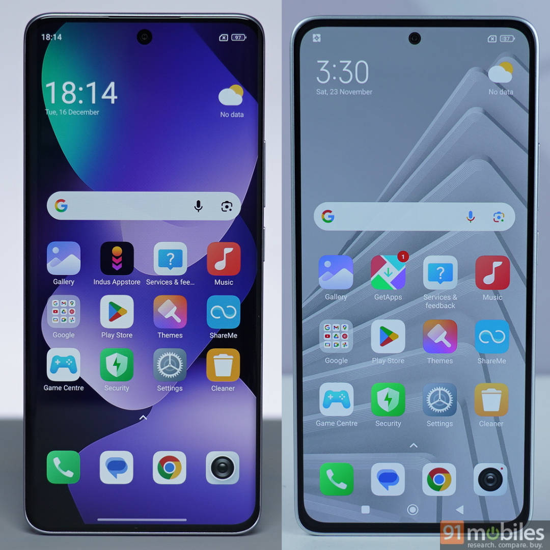 Redmi Note 15 vs Redmi Note 14 display