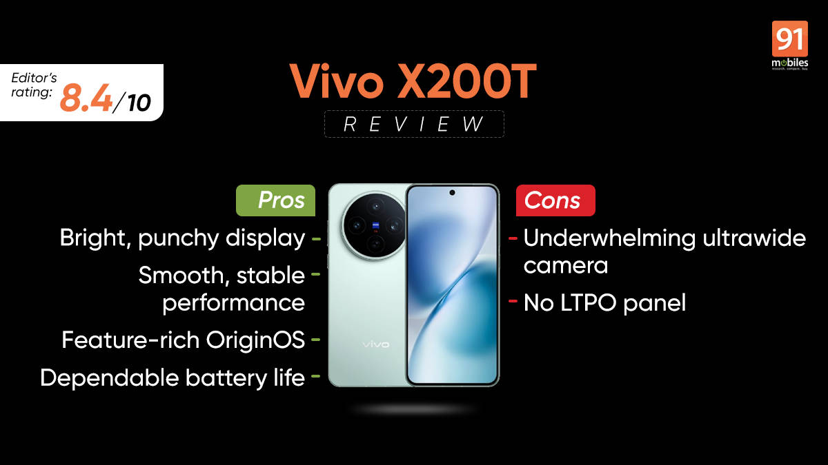 Vivo X200T review: less flashy, more sensible