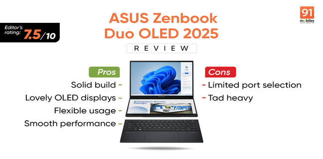 ASUS ZenBook Duo OLED 2025 review: because two is better than one
