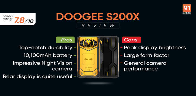 DOOGEE S200X review: Rugged, long-lasting, and heavy-duty smartphone