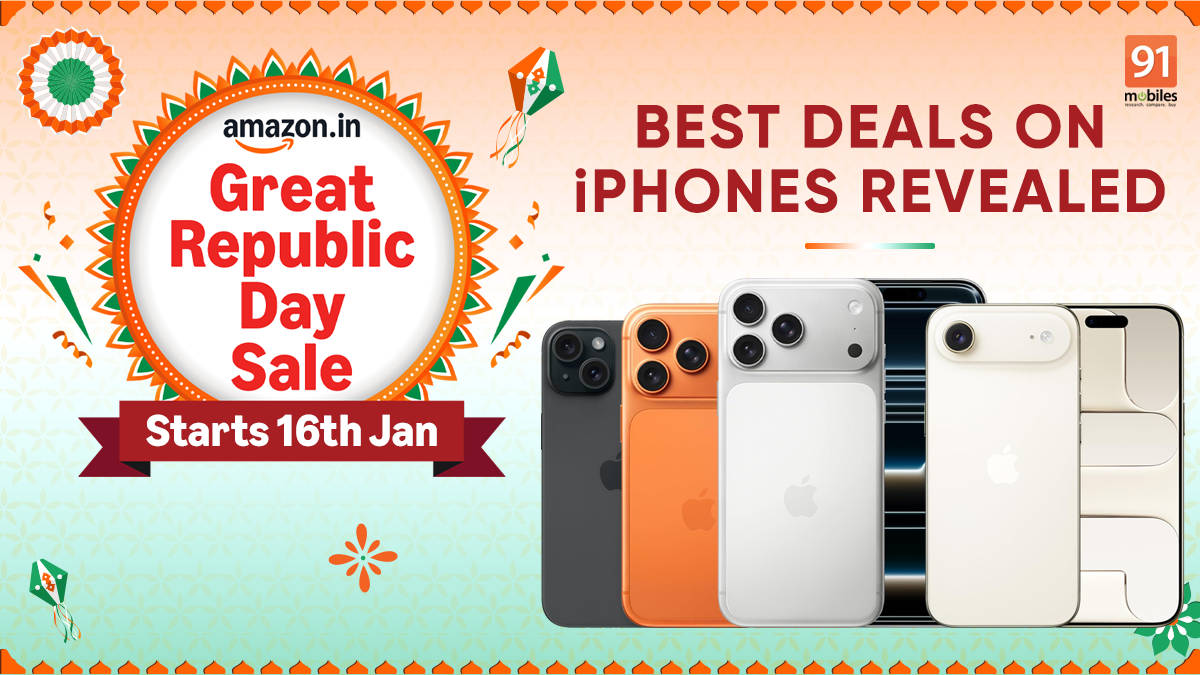 Amazon Great Republic Day Sale 2026: Best deals on iPhones revealed