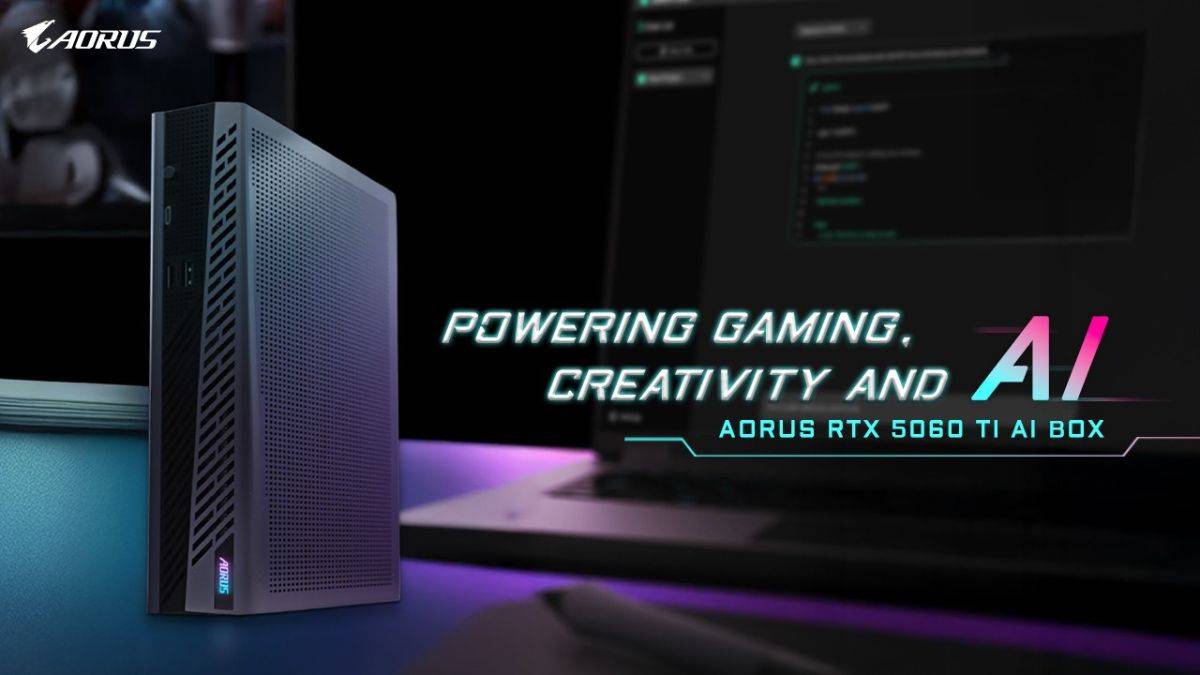 GIGABYTE AORUS RTX 5060 Ti AI BOX eGPU launched for ultrabook laptops