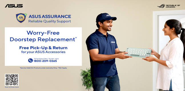 ASUS launches free Pickup & Return service for accessories across India
