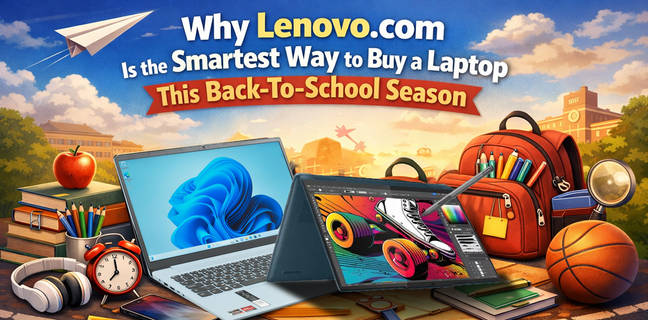 Why Lenovo.com Is the Smartest Way to Buy a Laptop This Back-To-School Season