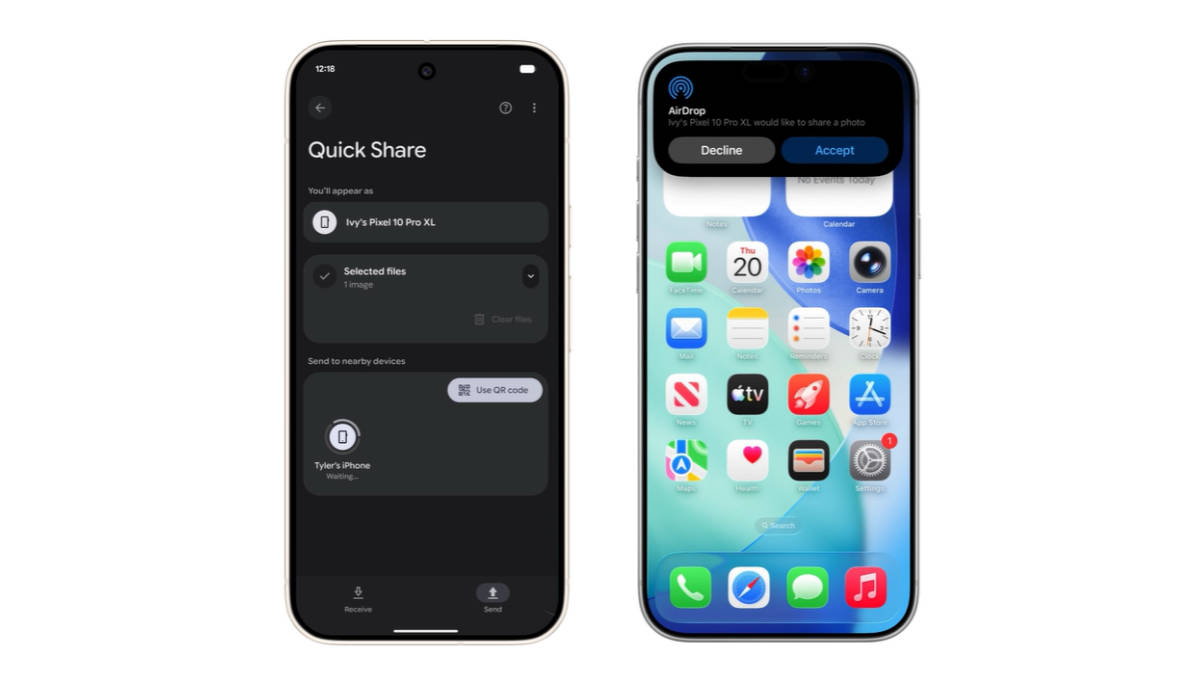 Android users will soon be able to transfer media and files to iPhones using Quick Share