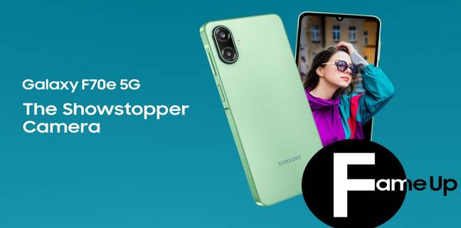 Galaxy F70e 5G: Fame Up with Samsung’s Showstopper Camera and 120Hz Display