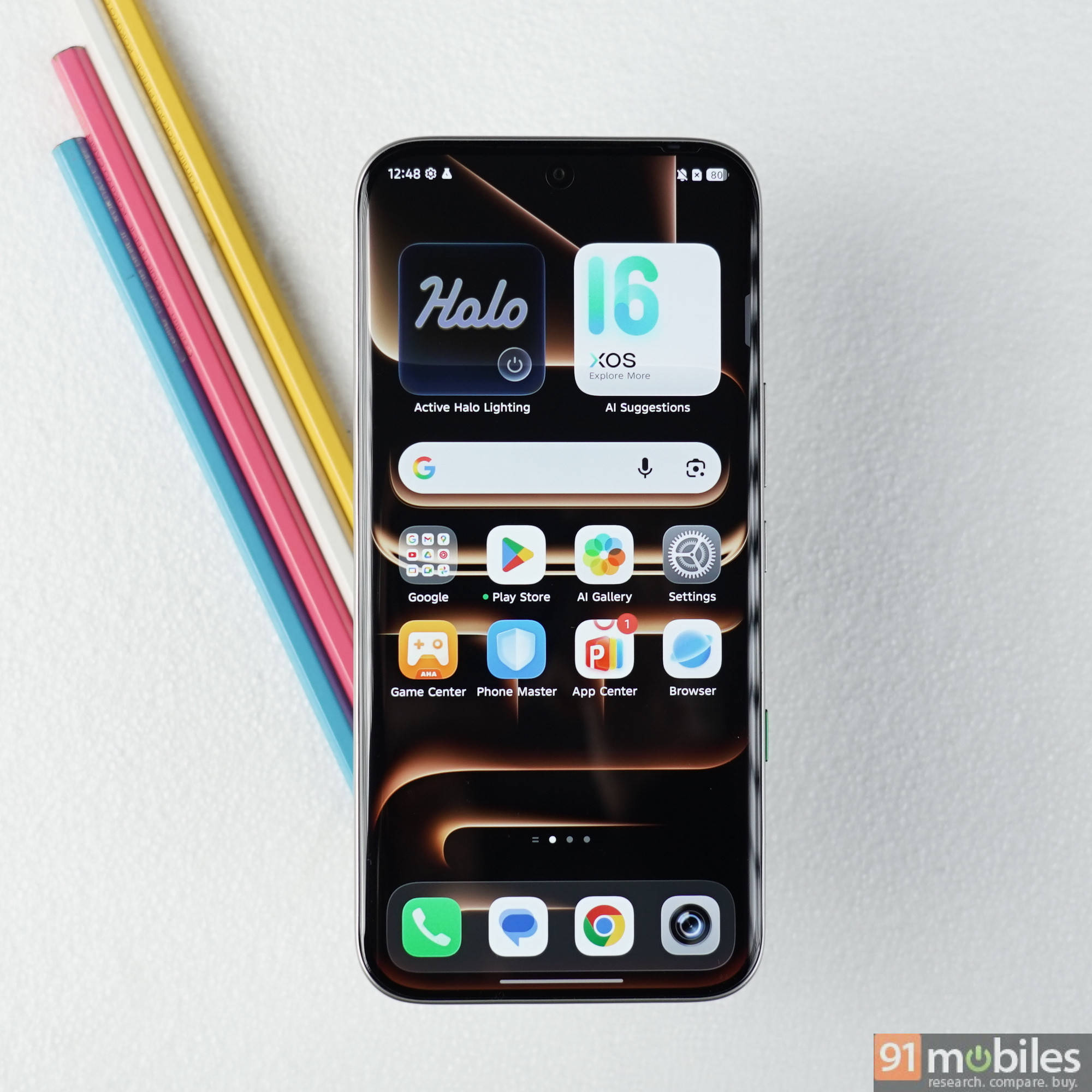 Infinix Note Edge display