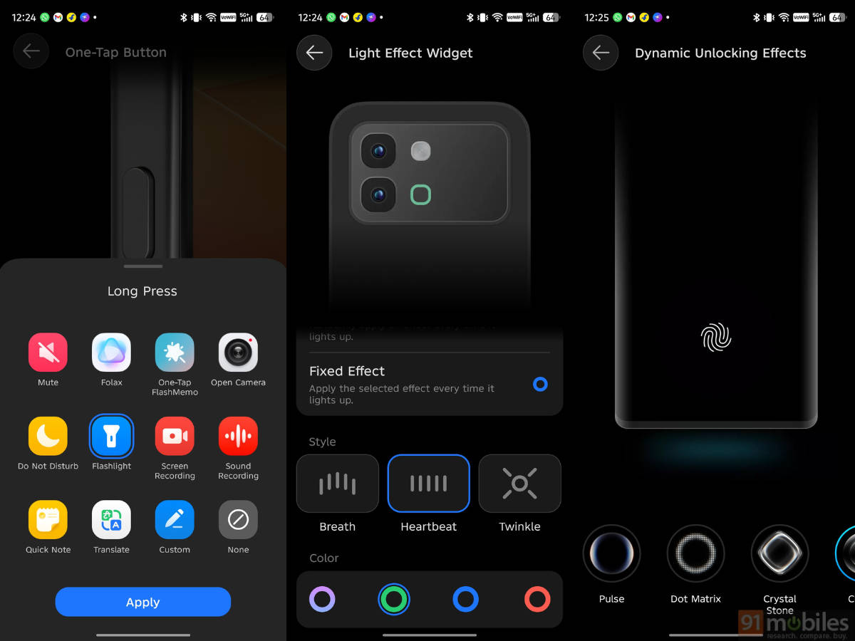 Infinix Note Edge extra features