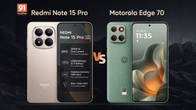Comparing Redmi Note 15 Pro and Motorola Edge 70: where would you like to spend your Rs 30,000? Related Article