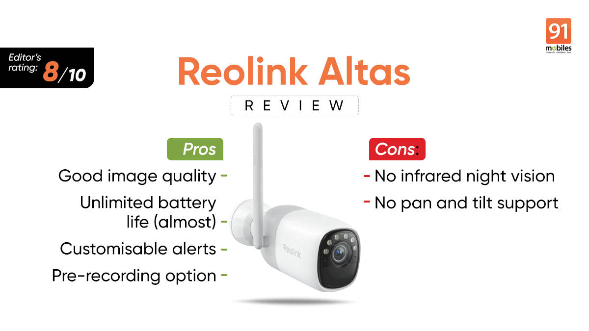 Reolink Altas review: a feature-rich security cam powered by sunlight