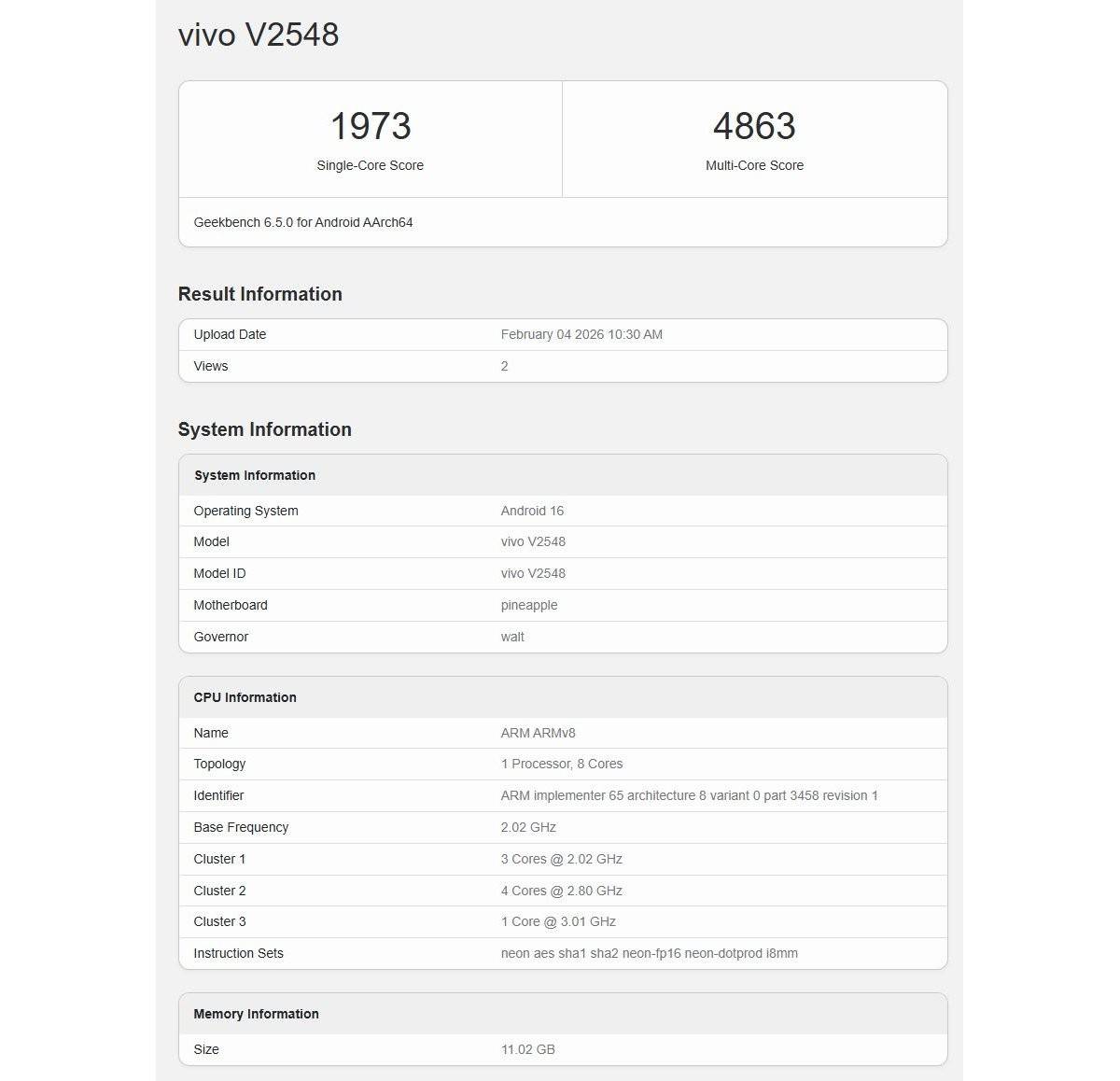 Vivo V70