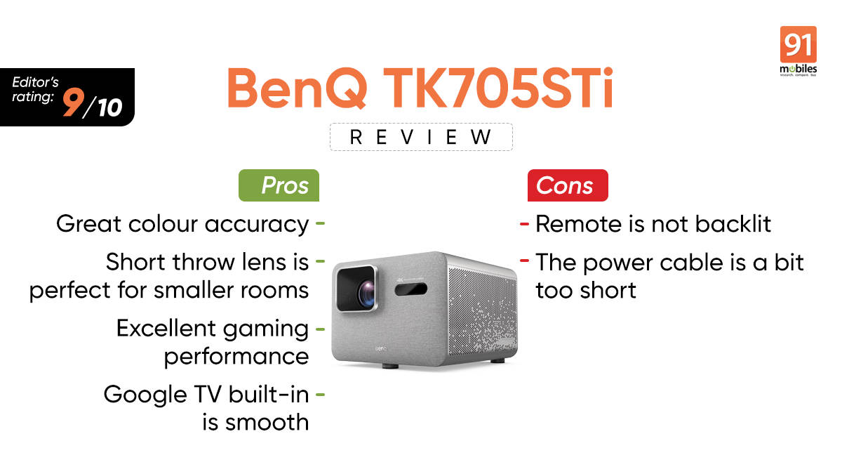 BenQ TK705STi Review: Great for large screen gaming and movies!