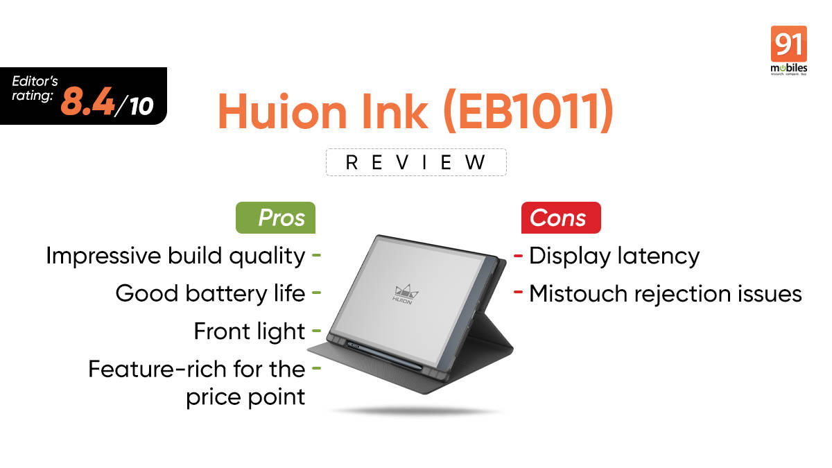 Huion Ink (EB1011) review: a feature-rich and fuss-free e-ink tablet