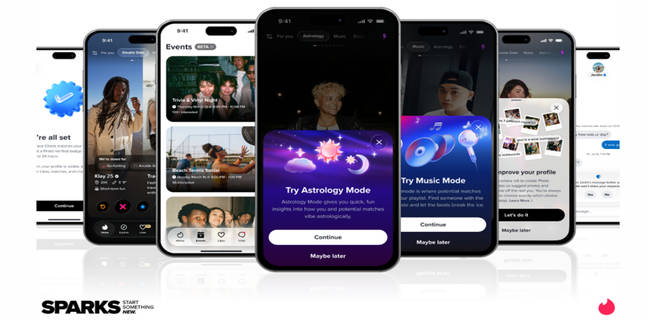 Tinder unveils AI-powered matching, live events, and new social modes at inaugural Sparks 2026 keynote
