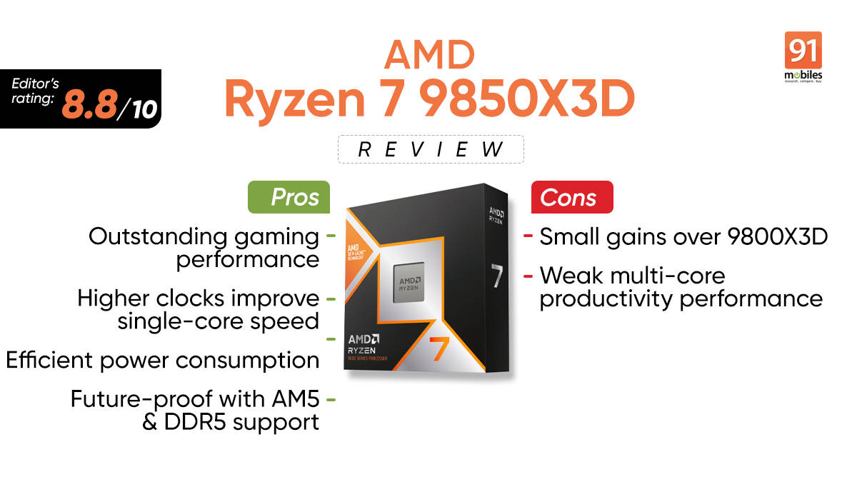 AMD Ryzen 7 9850X3D Review: The Sweet Spot?