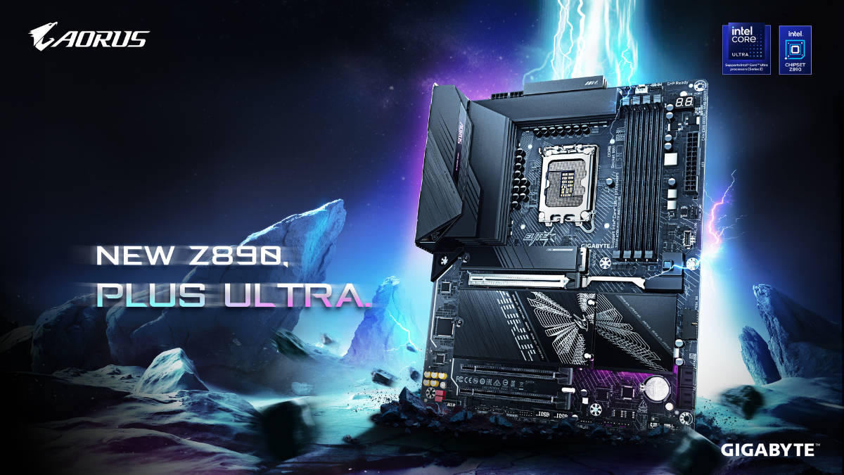 Gigabyte unveils Z890 PLUS motherboards for Intel Core Ultra 200S Plus