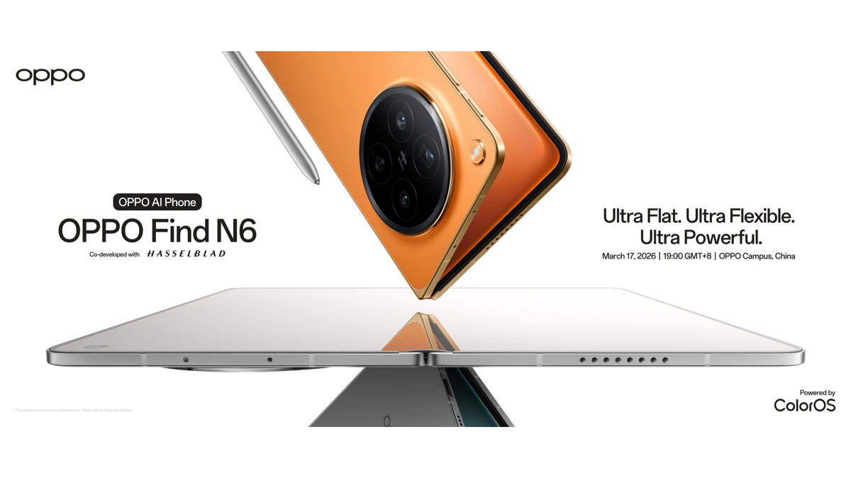OPPO Find N6 launching on March 17th in China; teaser confirms colours, storage options