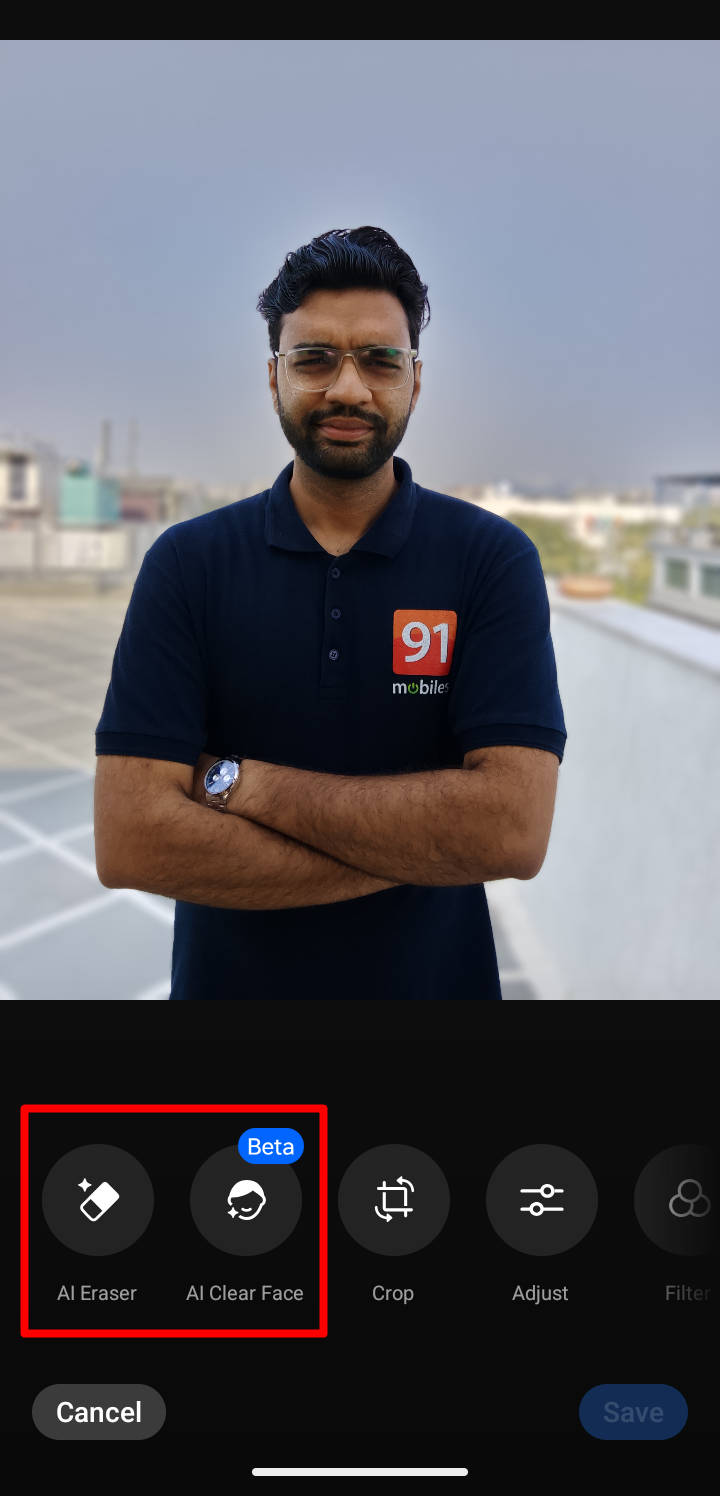 AI imaging features