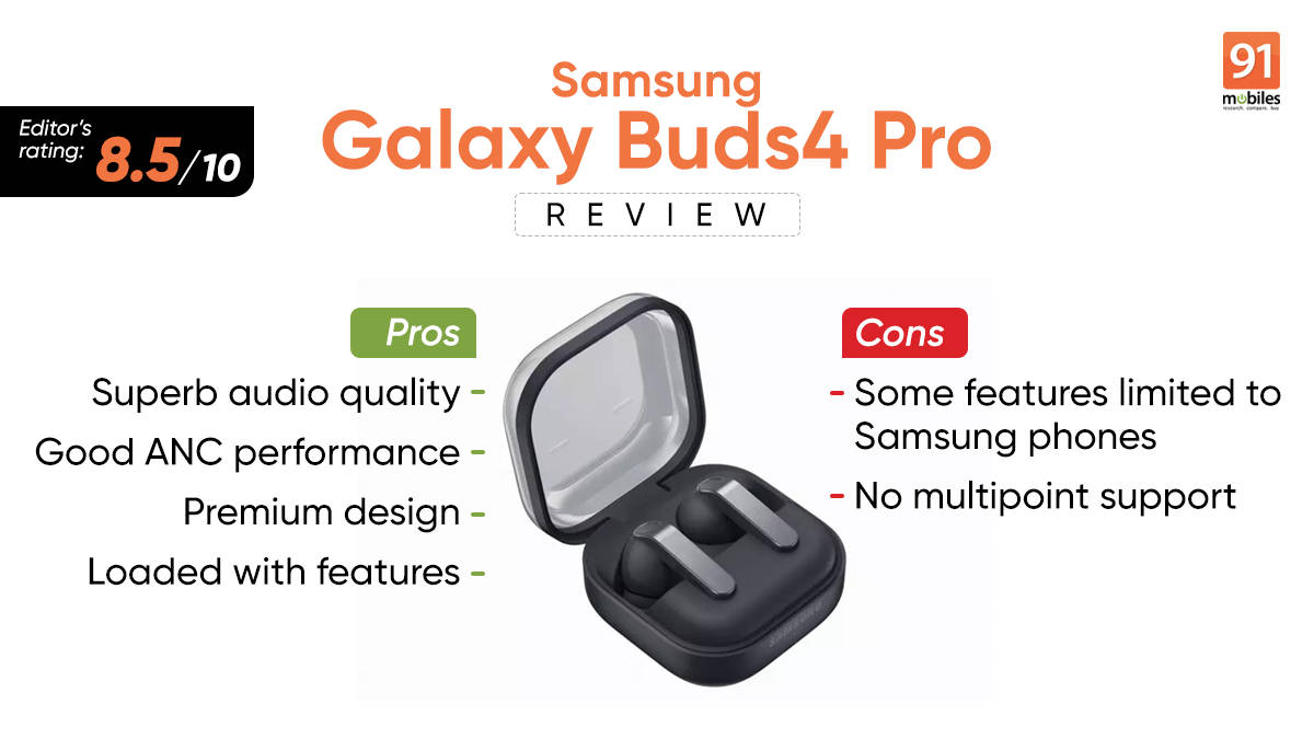 Samsung Galaxy Buds4 Pro review: polished design, polished sound