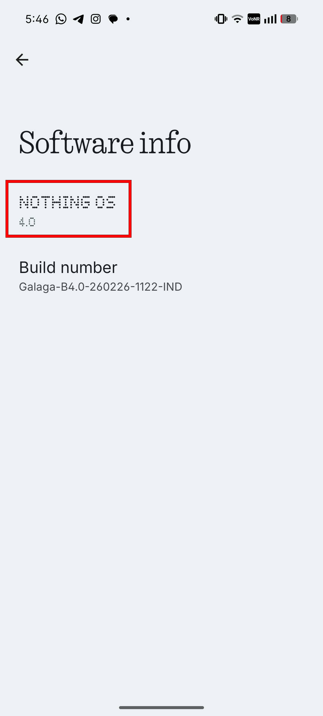 Update to Nothing OS 4