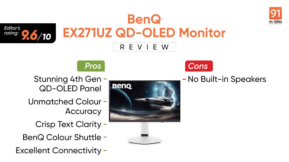BenQ EX271UZ QD-OLED Monitor Review: The Ultimate 240Hz Gaming Monitor?