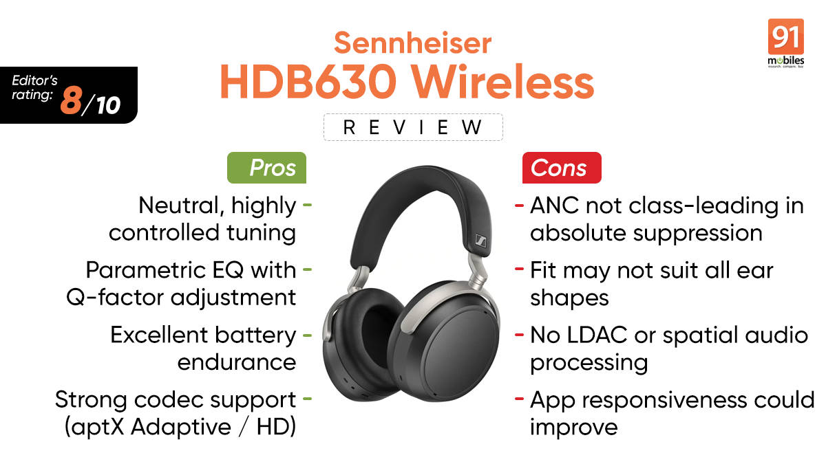 Sennheiser HDB630 Wireless review: wireless convenience meets audiophile precision