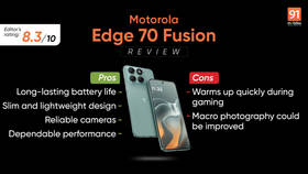 Motorola Edge 70 Fusion review: slim design, strong battery performance