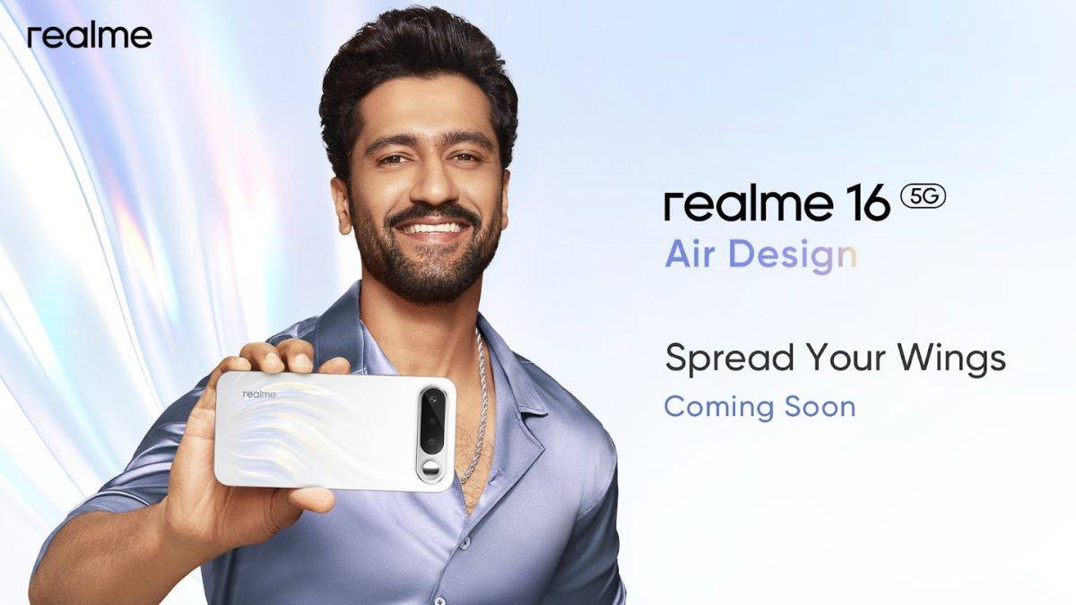 Realme 16 5G teaser highlights slim design with massive 7,000mAh battery
