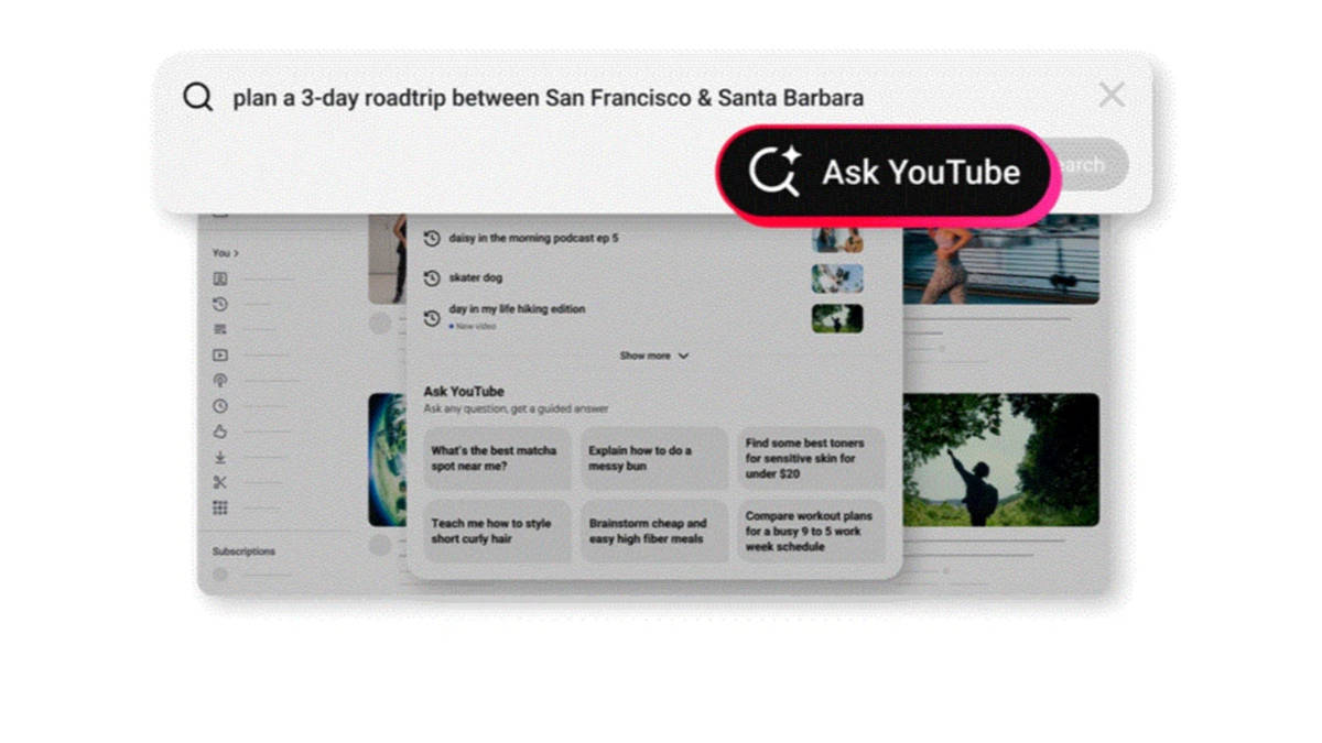 YouTube is testing an AI chatbot that answers questions with videos