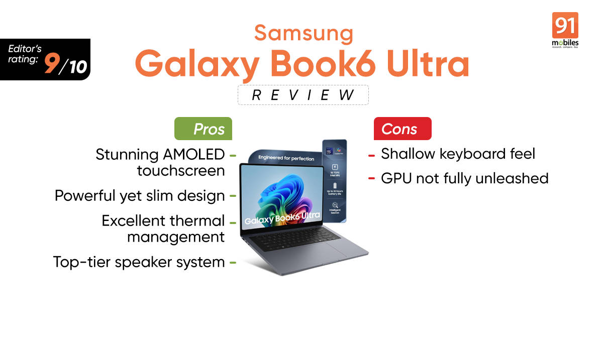 Samsung Galaxy Book6 Ultra Review: A sneaky & premium powerhouse
